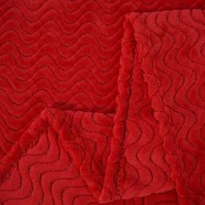 Embossed Design Burgundy Flannel Fleece <b>Blanket</b> for Home Decoration Lightweight Fuzzy Soft Cozy <b>Warm</b> Customized Throw <b>Blanket</b> - Product Image 4