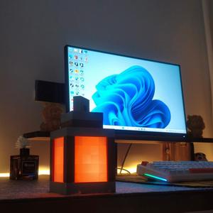 โคมไฟบล็อก 3 มิติที่ได้แรงบันดาลใจจากไมน์คราฟต์ - ไฟ LED เปลี่ยนสี RGB พร้อมรีโมทคอนโทรล เหมาะสำหรับตกแต่งห้องนอน - Product Image 6