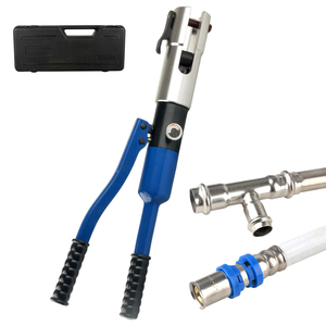 Engarzadora de manguera hidráulica de acero inoxidable <span class=keywords><strong>PEX</strong></span>, alicates de prensado de tubería de acero inoxidable, herramientas hidráulicas estándar, herramienta de prensado, 10T - Product Image 2
