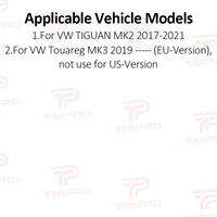 TMPRO Luz Intermitente LED Ámbar para Espejo Retrovisor, Indicador de Señal de Giro para VW TIGUAN MK2 2017-2021/Touareg MK3 2019+, Lámpara de Modificación Automotriz