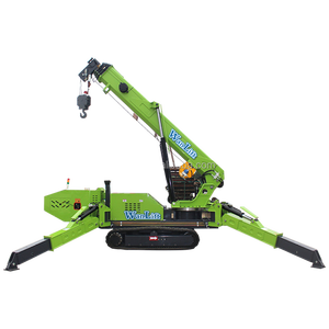 Barato telescópico Spider Boom Lift escalera rueda araña grúa sobre orugas - Product Image 4