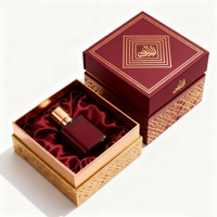 Caja de Embalaje Rígida para Muestras de Perfume de Lujo Moderno y Elegante con Recubrimiento UV, Materiales Reciclados y Logotipo Personalizado para Exhibición