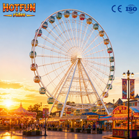 Grande Roue Gigante d'Extérieur de 50m à Vendre – Roue Gigante Populaire pour Parcs d'Attractions et Fêtes Foraines