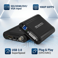 Carte de capture vidéo tout-en-un Unisheen UC3500A haute qualité 1080P 60Hz HDMI SDI VGA CVBS vers USB 3.0