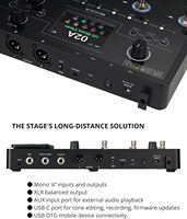 Modéliseur d'ampli guitare MOOER GE150 Max Li alimenté par batterie, multi-effets, pédale de sol à 8 footswitches, sortie stéréo XLR, audio OTG