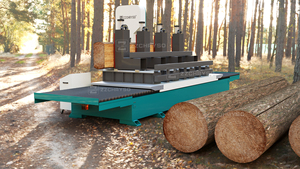 <span class=keywords><strong>Aserradero</strong></span> vertical automático de banda de troncos para corte de madera - Product Image 3