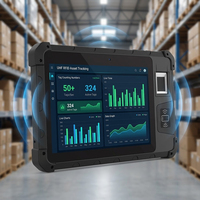 Lector RFID UHF de Largo Alcance, Tableta Resistente con Android 13 para Inventario de Almacén y Seguimiento de Activos