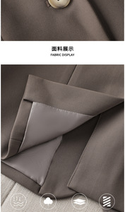 Giacca da Completo Donna Primavera Autunno 2026: Blazer Elegante e Versatile per un Look Raffinato e di Tendenza - Product Image 6