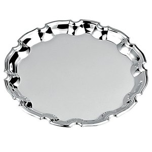 Vassoio Decorativo D=305 mm con Bordo Decorato per Uso Elegante in Casa o Ufficio - Product Image 1