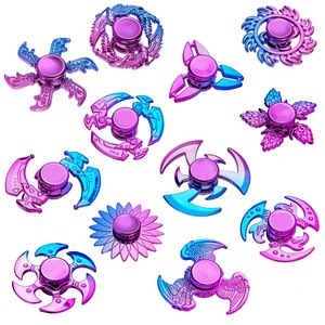 Bán buôn nhựa cầu vồng màu sắc thần tài ngón tay <span class=keywords><strong>Spinner</strong></span> Đồ chơi cho trẻ em người lớn cảm giác căng thẳng lo lắng cứu trợ - Product Image 1