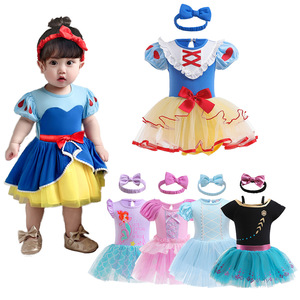 Costumes de princesse d'été pour bébé fille de 3 à 18 <span class=keywords><strong>mois</strong></span>, Tinkerbell, avec bandeau - Product Image 1