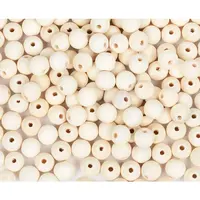 Wooden Beads 100 Pieces High Quality Customized Handmade Wooden Maple Beads For Crafts With Jute Twine