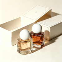 Maßgefertigte 30ml 50ml 100ml 150ml Bunte Runde Individuell Bedruckte Premium Nachfüllbare Spray Luxus Leere Glas 50ml Parfümflasche