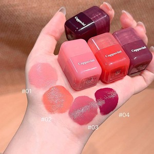 Rubor Líquido Cappuvini, Iluminador Facial, Maquillaje Brillante, Tinte para Mejillas, Hidratante, Ligero, Mini Rubor Líquido Dulce - Product Image 4