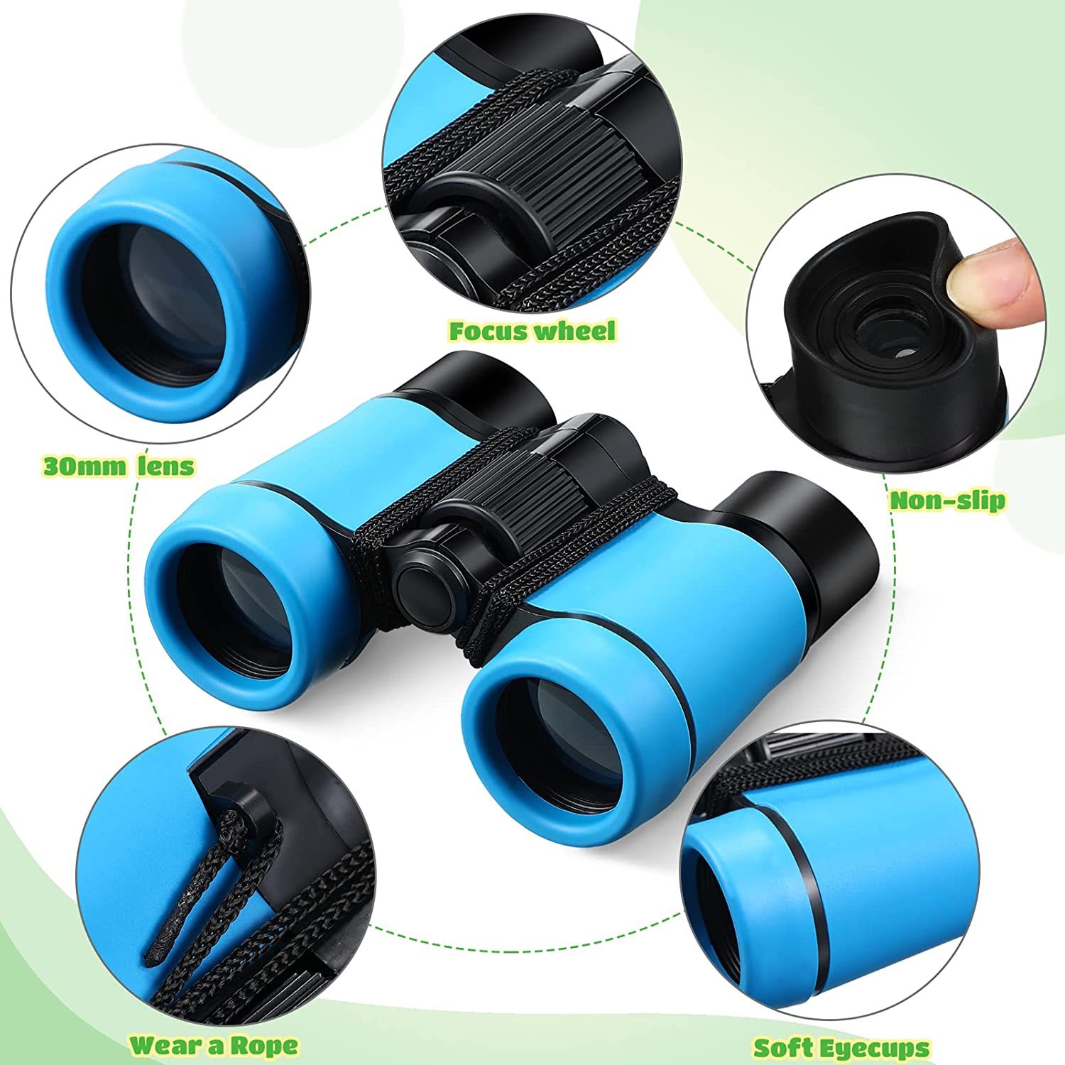 Jumelles pour Enfants Éducatives d'Apprentissage 10X Jouet Télescope pour Enfants Chasse Cour Arrière Observation des Oiseaux Monoculaire Détachable Cadeau de Fête de Jardin Jouets Rose