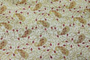 Tissu en Soie Poly Premium Léger, Tissé, Séchage Rapide, Respirant, Motif Géométrique Floral Abstrait pour Textile de Maison et Robe - Product Image 2