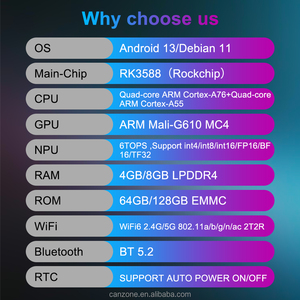 2025 New rk3588 Android TV Box 4GB + 64GB Octa-core CPU wifi6 5 gam 1000M Ethernet 8K Độ phân giải Debian/Android - Product Image 4