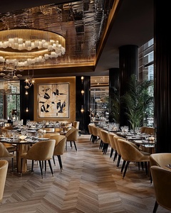 Set Tavolo da Pranzo di Lusso Moderno in Metallo con 4 Sedie per Ristorante, <span class=keywords><strong>Caffè</strong></span>, Hotel, Casa, <span class=keywords><strong>Bar</strong></span> e Arredamento Soggiorno - Product Image 4