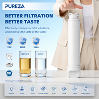 Filtre à eau Pureza Z022 pour réfrigérateur, compatible avec Frigidaire EPTWFU01 Water and Ice, EWF02