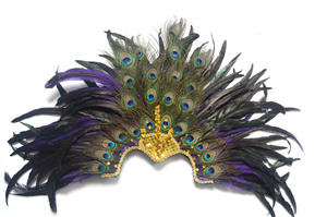 HY Wholesale Prime Hcraft ODM OEM Coiffe de paon pour fête - Product Image 3