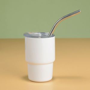 Vaso Térmico Mini Multicolor Portátil para Auto, para Café, Jugos y Bebidas, con Pajita - Product Image 1