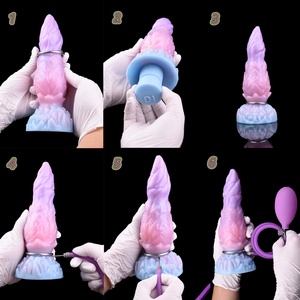 Juguete Sexual Inflable y Expandible de Silicona con Forma de Pene de Monstruo Alienígena para Masturbación Femenina, Dildo Ampliado, Tapón Anal, Juguetes para Adultos al por Mayor - Product Image 3