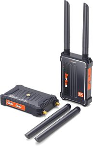 เครื่องส่งและรับสัญญาณวิดีโอไร้สาย 4K 150M/490FT HD MI ใช้สำหรับกล้อง แล็ปท็อป โปรเจคเตอร์ ที่บ้าน สำนักงาน โบสถ์ ถ่ายทอดสด - Product Image 2