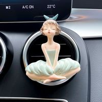 Diffuseur d'arôme pour voiture en résine, décoration pour grille d'aération, désodorisant pour intérieur de voiture, accessoires auto pour filles
