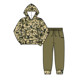 Précommande Ensemble de vêtements imprimés toutes saisons pour enfants, pyjama bébé en coton et élasthanne - Product Image 3