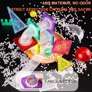 <span class=keywords><strong>Puzzle</strong></span> d'assemblage de bricolage éducatif pour enfants 210 pièces bloc de construction magnétique de lumière fraîche jouets en matière plastique Style de tuyau - Product Image 2