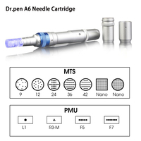 Aiguilles de rechange jetables Comqytech pour microblading, 12/36/42 aiguilles, embouts A6 Dermapen, tatouage des sourcils, maquillage permanent