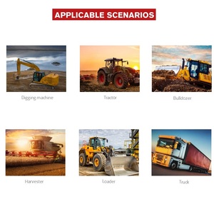 Corkiauto เครื่องวัดความดันเครื่องวัดความดันน้ำมัน1458875M91 52มม. สำหรับ Massey Ferguson 240 253 20E 20F 40E 30E - Product Image 6