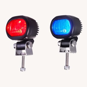Luz de Trabajo LED Azul/Roja de 6W, Luz de Seguridad de Área Recta, Certificación E9, Luz Azul - Product Image 6