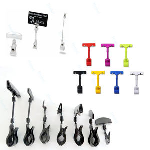 Chine fabricant supermarché en plastique petit Clip publicitaire Double face étiquette de prix étiquette signe support affichage Clips - Product Image 5