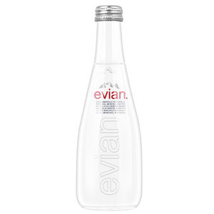 Evian botol kaca bebas Gas, kotak penuh 330mlx20 sumber Perancis minum klub berkelas grosir - Product Image 5