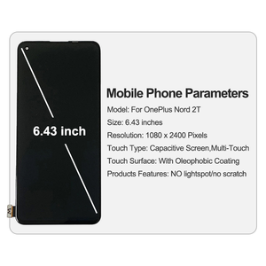 หน้าจอแอลซีดีสำหรับโทรศัพท์มือถือ OnePlus <span class=keywords><strong>Nord</strong></span> <span class=keywords><strong>2T</strong></span> อะไหล่หน้าจอสำหรับ OnePlus <span class=keywords><strong>Nord</strong></span> <span class=keywords><strong>2T</strong></span> Display จอ LCD ขายส่ง - Product Image 2