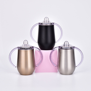 Bicchiere Termico per Bambini con Beccuccio, Doppia Parete in Acciaio Inox, Senza BPA, con Coperchio a Becco d'Anatra e Manici - Product Image 5