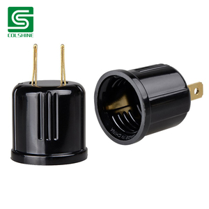 Adattatore da E26 a Spina a Due Poli, Convertitore Polarizzato in Bachelite con Vite per Presa Lampada, Accesso Rapido alla Corrente - Product Image 2