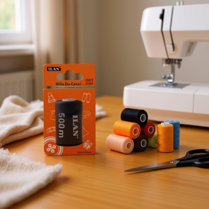 ด้ายเย็บผ้าอิลัน 500 ม. แพ็คหลากสี สำหรับจักรเย็บผ้าและเย็บมือ - Product Image 3