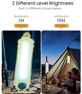 Lámpara de Camping <span class=keywords><strong>Solar</strong></span> <span class=keywords><strong>Inflable</strong></span> Portátil, <span class=keywords><strong>Linterna</strong></span> LED Plegable a Prueba de Agua para Excursionismo - Product Image 2