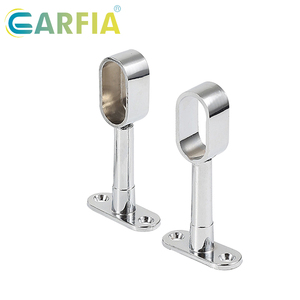 <span class=keywords><strong>Support</strong></span> de fixation réglable Garfia en alliage de zinc pour <span class=keywords><strong>tringle</strong></span> de douche moderne, <span class=keywords><strong>tringle</strong></span> de penderie ovale et <span class=keywords><strong>support</strong></span> de levier de <span class=keywords><strong>tringle</strong></span> de placard - Product Image 2