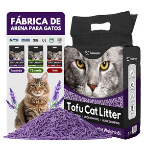 48 Uur Verzending Hoge Kwaliteit Eco-Vriendelijke Kitten Strooisel Sterk Absorberend Tofu Kattenbakvulling - Product Image 1