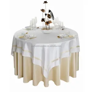2024 Wholesale Tablecloth 100% Polyester Table Cover For Weddings Party Banquet Decoration