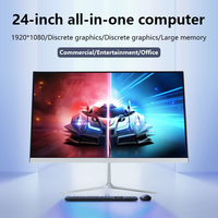 24" Full Set with I5/I7 Core DDR3 RAM VGA Interface for EU/UK for Computer Gamers Curved Desktop Gaming AIO PC
