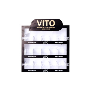 Exhibidores de acrílico personalizados para bolsas de nicotina, vitrina para exhibir bolsas de nicotina, exhibidores de bolsas de nicotina para tiendas de tabaco - Product Image 2