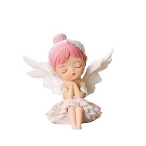 Poupée Bella Ballet Girl en PVC, figurine d'ange, décoration mignonne de dessin animé pour voiture, maison, ornement de pâtisserie - Product Image 5