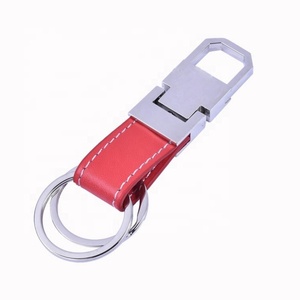 Porte-clés mousqueton en cuir de luxe vierge, promotionnel, personnalisable par sublimation métallique, écologique, vente en gros fabricant - Product Image 5