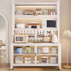 Kitchen Living <strong>Room</strong> Shelves <strong>Dining</strong> Side Multi-Layer Oven Microwave Pots Pans Multifunctional <strong>Storage</strong> <strong>Dining</strong> <strong>Room</strong> <strong>Cabinet</strong> - Product Image 6