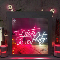 Dropshipping Enseigne néon LED 'It's a Vibe' avec télécommande, Décoration murale pour bureau, chambre, salon, Enseigne personnalisée en PVC
