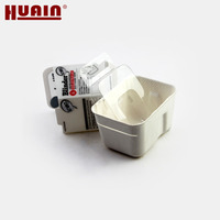 Insert en pulpe moulée écologique pour cosmétiques avec boîte cylindrique rigide en papier imprimé, ensemble d'emballage personnalisé en pulpe biodégradable avec languette de suspension